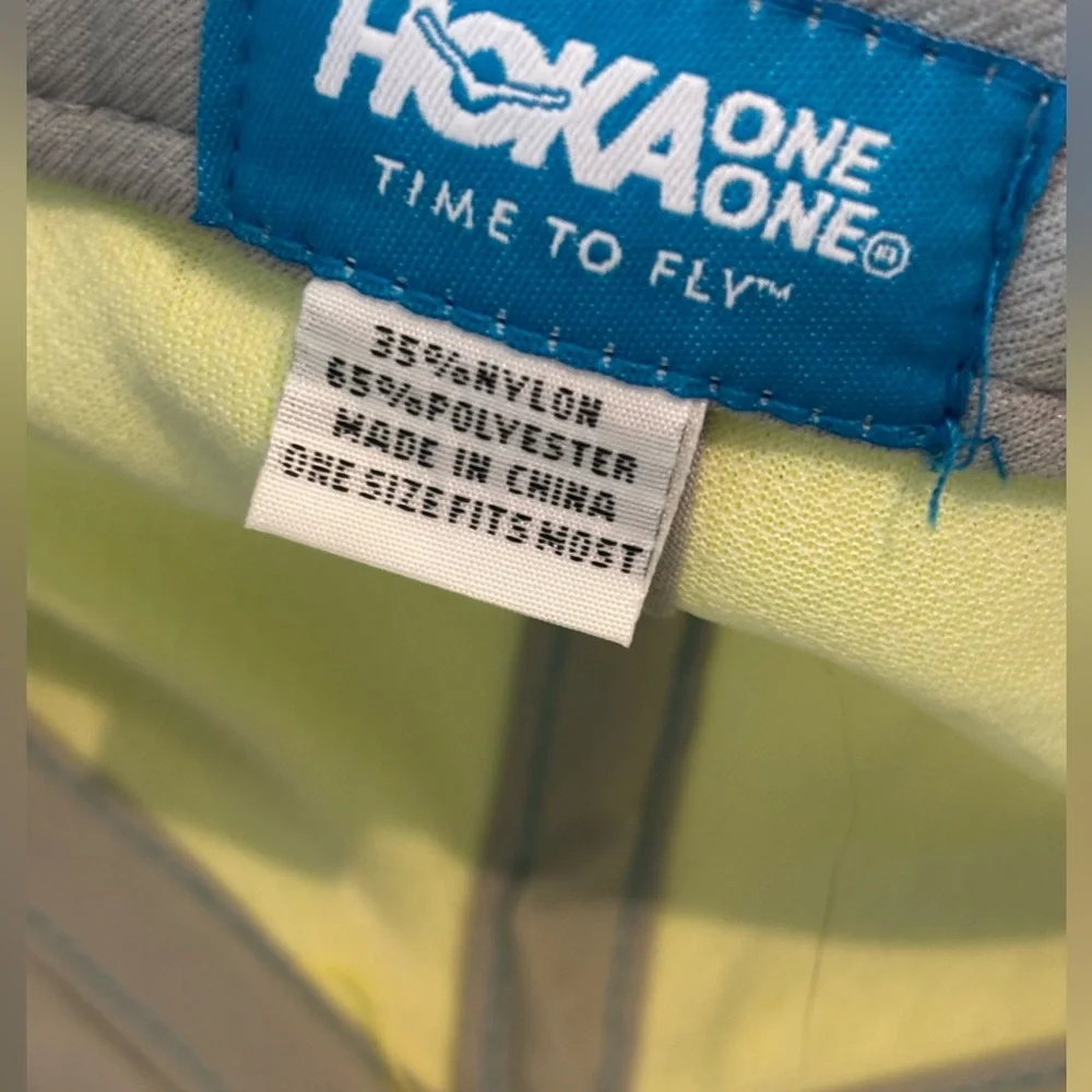 HOKA ONE ONE Time to Fly Color Block Running Cap Trucker Strap Back Retro hat - Picture 10 of 12